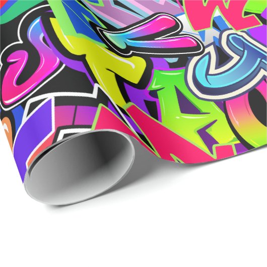 Graffiti Cadeaupapier (Rol Hoek)