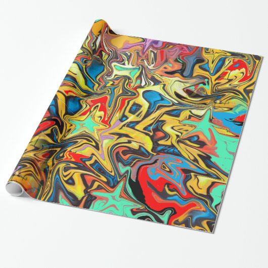 Graffiti Cadeaupapier (Uitgerold)