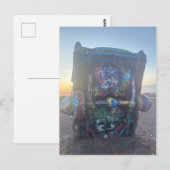 Graffiti Cadillac Briefkaart (Voorkant / Achterkant)