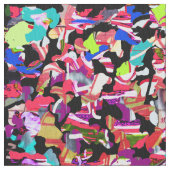 Graffiti camouflage stof (Close Up)