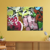 Graffiti Canvas Afdruk (Insitu (Woonkamer))
