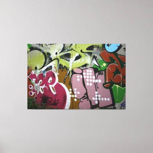 Graffiti Canvas Afdruk (Voorkant)