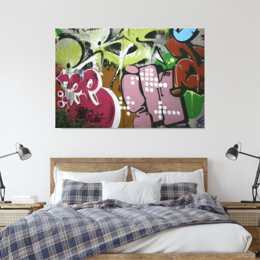 Graffiti Canvas Afdruk (Insitu (Slaapkamer))