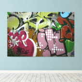 Graffiti Canvas Afdruk (Insitu (Houten vloer))