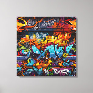 Graffiti Canvas afdrukken