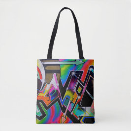 Graffiti canvas tas