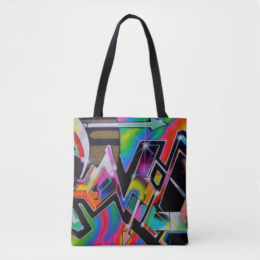 Graffiti canvas tas (Voorkant)