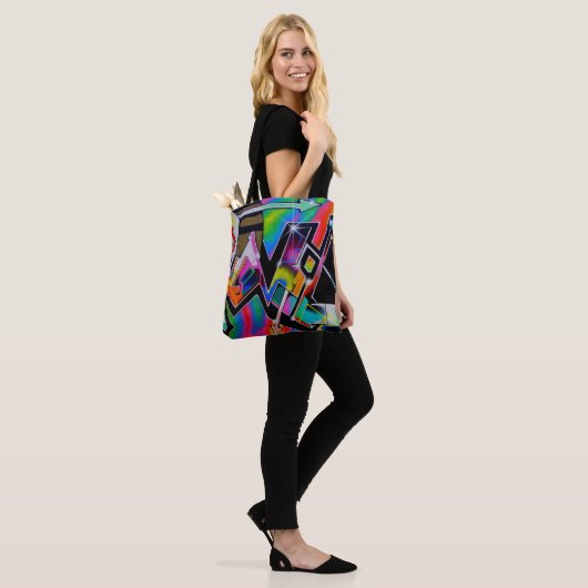 Graffiti canvas tas (Op model)