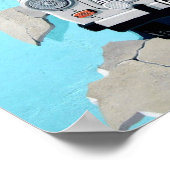 Graffiti Car Crash Poster (Hoek)