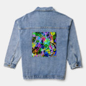 Graffiti Carnaval 1 Denim Jacket (Achterkant)
