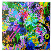 Graffiti Carnaval 1 Tegeltje (Voorkant)