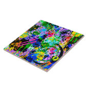 Graffiti Carnaval 1 Tegeltje (Zijkant)