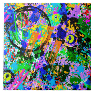 Graffiti Carnaval 2 Tegeltje