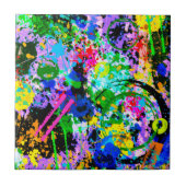 Graffiti Carnival 1 Tegeltje (Voorkant)