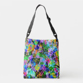 Graffiti Carnival Crossbody Tas (Achterkant)