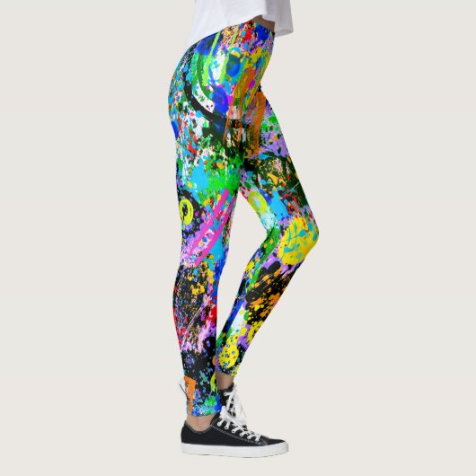 Graffiti Carnival Leggings (Rechts)