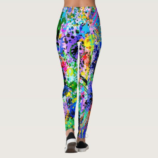 Graffiti Carnival Leggings (Achterkant)