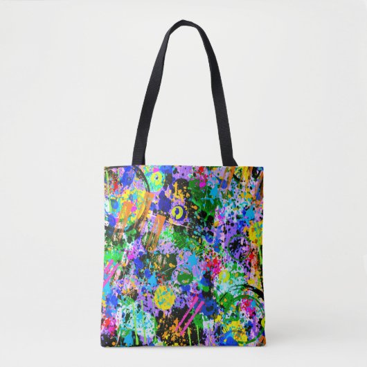 Graffiti Carnival Tote Bag (Voorkant)