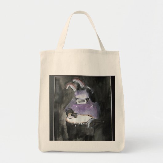 Graffiti/cartoon kunst - Rabbit Welder Tote Bag (Voorkant)