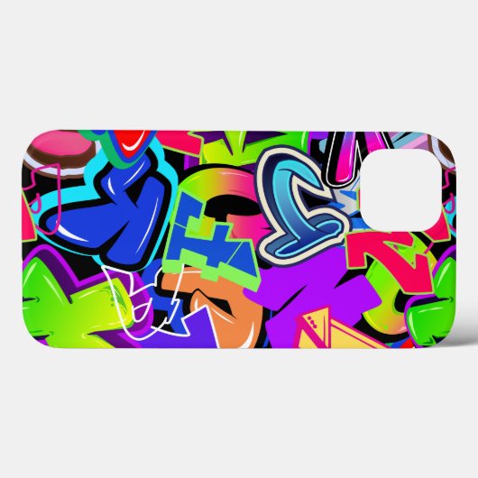 Graffiti Case-Mate iPhone Case (Achterkant (horizontaal))