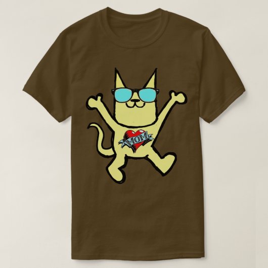 Graffiti Cat 24 1 T-shirt (Design voorkant)