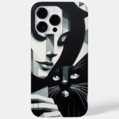 Graffiti Cat Lady Case-Mate iPhone Case (Achterkant)