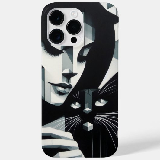 Graffiti Cat Lady Case-Mate iPhone Case (Achterkant)