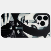 Graffiti Cat Lady Case-Mate iPhone Case (Achterkant (horizontaal))