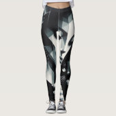 Graffiti Cat Lady Leggings (Voorkant)