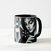 Graffiti Cat Lady Mok (Voorkant rechts)