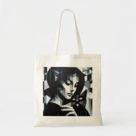 Graffiti Cat Lady Tote Bag