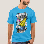 Graffiti Character spray verf VANDAL ARTIST T-shirt (Voorkant)