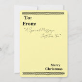 Graffiti Christmas Card 5x7 Matte Feestdagenkaart (Achterkant)