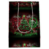 Graffiti Christmas Gift Bag Medium Cadeauzakje (Achterkant)