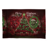Graffiti Christmas Pillowcase Standard Size Kussensloop (Voorkant)