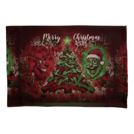 Graffiti Christmas Pillowcase Standard Size Kussensloop