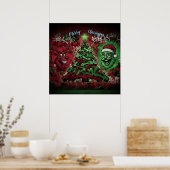 Graffiti Christmas Poster Semi-Gloss (Keuken)