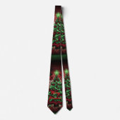 Graffiti Christmas Silk-Feel Tie Stropdas (Voorkant)
