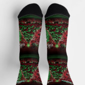 Graffiti Christmas Sustainable Premium Socks Sokken (Top)