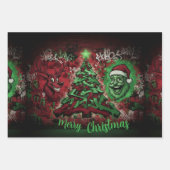 Graffiti Christmas Wrapping Paper Set x 3 (Voorkant 3)