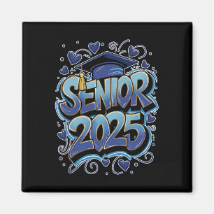 Graffiti CL van 2025 Senior 2025 Afstuderen Terug Magneet