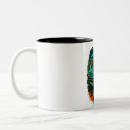 Graffiti Classic Car Mug Tweekleurige Koffiemok