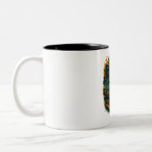 Graffiti Classic Car Mug Tweekleurige Koffiemok (Links)