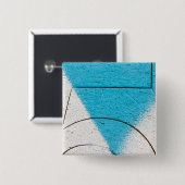 Graffiti close-ups vierkante button 5,1 cm (Voorkant /achterkant)