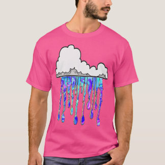 Graffiti Cloud Paarse kunst van LowEndGraphics 1 T-shirt