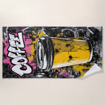 Graffiti Coffee Cup Urban Street Art Illustration