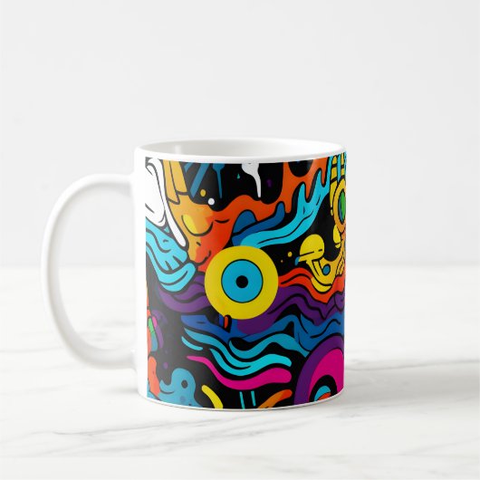 Graffiti Coffee Mok (Links)