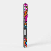 Graffiti Collage Pattern Phone Case iPhone 16 Hoesje (Rechterkant)