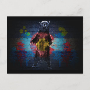 Graffiti Colorado vlag grunge beer briefkaart
