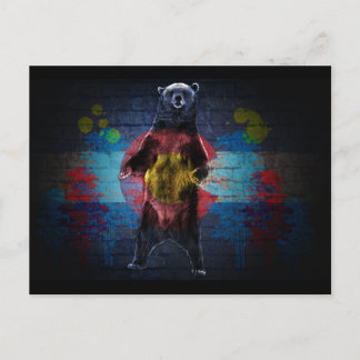 Graffiti Colorado vlag grunge beer briefkaart